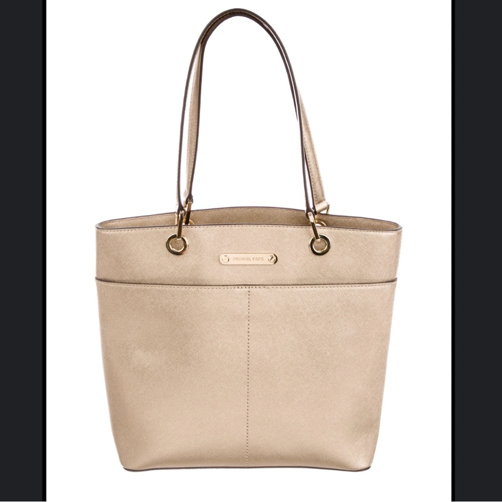 Michael Kors Danville pale gold tote bag